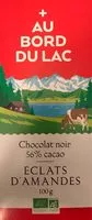Mängden socker i Au bord du lac - Chocolat noir 56% éclats d'amandes