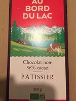 Mängden socker i Chocolat noir 56% cacao PÂTISSIER 200G