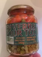 Mängden socker i Petits pois carottes Bio