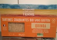 Mängden socker i Tartines craquantes bio quinoa