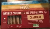 Mängden socker i Tartines craquantes Bio sans Gluten