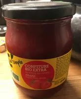 Mängden socker i Confiture bio extra fraise