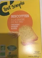 Mängden socker i Biscottes a la farine de ble bio