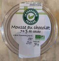 Mängden socker i Mousse au chocolat 74% de cacao