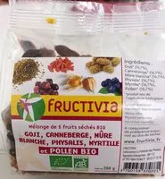 Mängden socker i Epicerie / Fruits Secs Et Purées / Fruits Séchés Bio