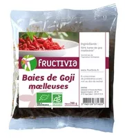 Mängden socker i Goji moelleux Bio Fructivia - Sachet 200g