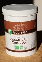 Mängden socker i Poudre de Cacao cru Criollo