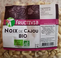 Mängden socker i NOIX DE CAJOU BIO