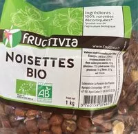 Mängden socker i Fructivia Noisettes Décortiquées Bio - Sachet