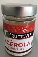 Mängden socker i Acérola poudre bio