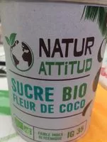 Mängden socker i SUCRE BIO FLEUR DE COCO