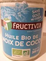 Mängden socker i Huile bio de noix de coco