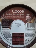 Mängden socker i Pâte à tartiner saveur cacao noisette