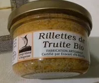Mängden socker i Rillettes  de truite Bio