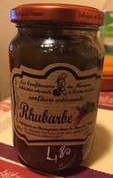 Mängden socker i Confiture artisanale rhubarbe