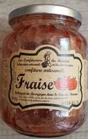 Mängden socker i Confiture de fraise