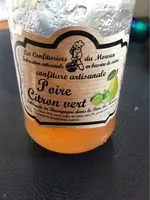 Mängden socker i Confiture Poire citron vert