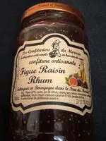 Mängden socker i Confiture figue raisin rhum