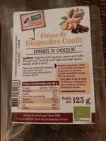 Mängden socker i Cubes de gingembre confit