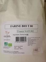 Mängden socker i Farine bio T80