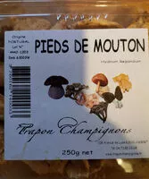 Mängden socker i pieds de mouton