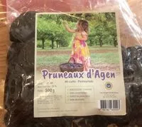 Mängden socker i Pruneaux d’agen