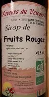 Mängden socker i Sirop de fruits rouges