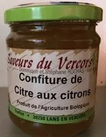 Mängden socker i Confiture de citre aux citrons