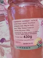 Mängden socker i Confiture de citre aux citrons