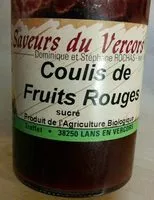 Mängden socker i Coulis de fruit rouge