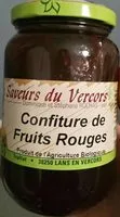 Mängden socker i Confiture de fruits rouges