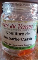 Mängden socker i Confiture de rhubarbe cassis