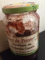 Mängden socker i Confiture de Rhubarbe Cassis