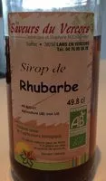 Mängden socker i Sirop de rhubarbe