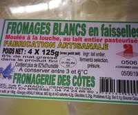 Mängden socker i Fromage blanc en faisselle