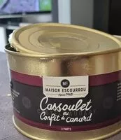 Mängden socker i Cassoulet au confit de canard