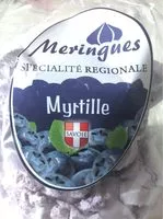 Mängden socker i Meringues Myrtille