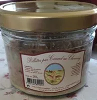 Mängden socker i Rillettes pur Canard au Cheverny