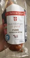 Mängden socker i Saucisson sec de savoie fumé au bois de hêtre