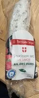 Mängden socker i Saucisson sec de savoie ail dss ours