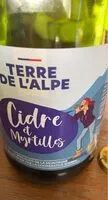 Mängden socker i Cidre et myrtilles