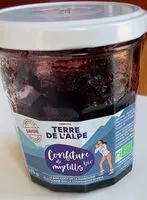 Mängden socker i Confiture de myrtilles bio