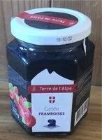 Mängden socker i Gelée de framboises
