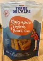 Mängden socker i Sticks apéro oignons et piment doux