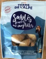 Mängden socker i Sablés fourrés aux myrtilles