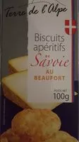 Mängden socker i Biscuits apéritifs de Savoie au Beaufort