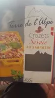 Mängden socker i Crozets de Savoie au Sarrasin