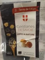 Mängden socker i Gentianes de Savoie cèpes et nature