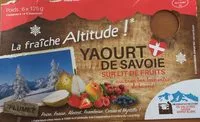 Mängden socker i Yaourt de Savoie sur lit de fruits