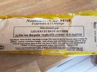 Mängden socker i Nonnettes au Miel Fourrées à l'Orange